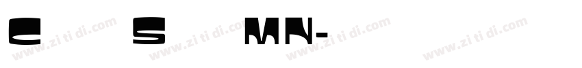 Classic Script MN字体转换